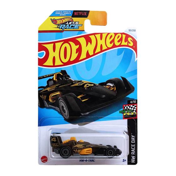 Imagem de Hot Wheels Miniatura Carrinho HW-4-Track F1 Formula 1 Race