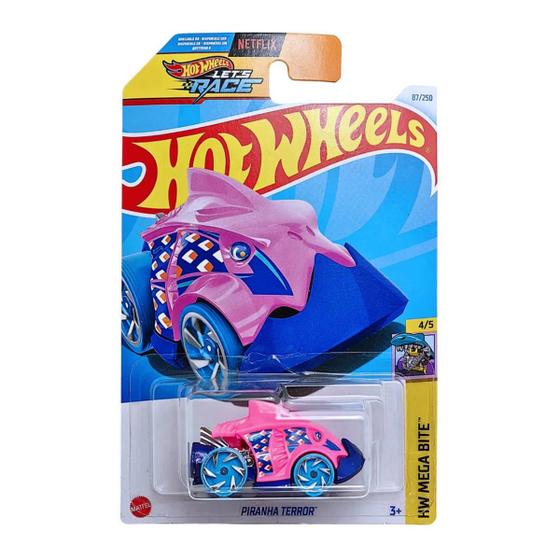 Imagem de Hot Wheels Miniatura Carrinho Piranha Terror Mattel Original