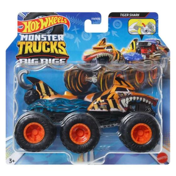 Imagem de Hot Wheels Monster Truck Big Rigs Caminhão Reboque Mattel