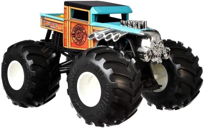 Imagem de Hot Wheels Monster Trucks 1:24 Escala Sortimento para crianças de 3 4 5 6 7 8 anos de idade grandes caminhões de brinquedo de presente grandes escalas