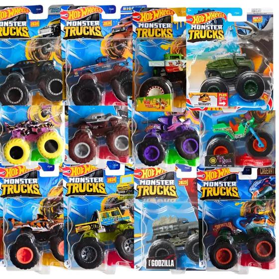 Imagem de Hot Wheels Monster Trucks Fyj44 Carrinho 1/64 - Mattel