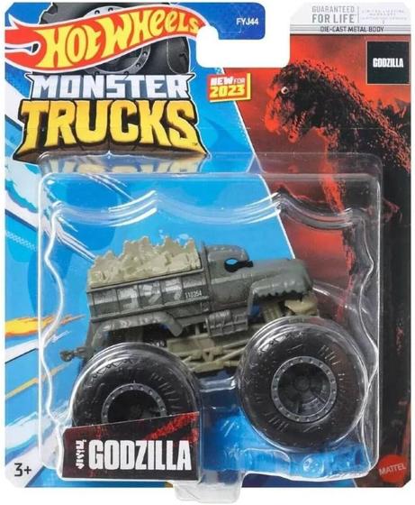 Hot Wheels Monster Trucks Godzilla HKM37 - Mattel (40790) Menor preço em Hot Wheels Monster Trucks Godzilla HKM37 - Mattel (40790)