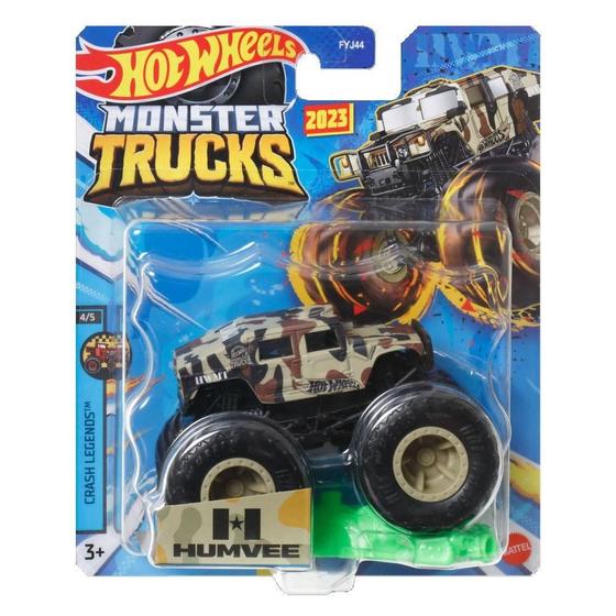 Hot Wheels Monster Trucks Humvee - Mattel Imagem de Hot Wheels Monster Trucks Humvee - Mattel