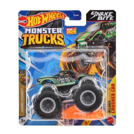 Imagem de Hot Wheels Monster Trucks Snake Bite 2024 Mattel