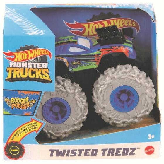 Imagem de Hot Wheels Monster Trucks Twisted Tredz Rodger Dodger Mattel