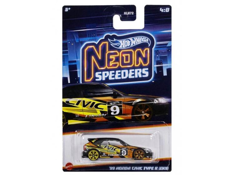Imagem de Hot wheels - neon speeders  '99 honda civic type r (ek9) - 4/8 - hlh76