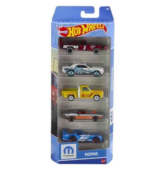 Imagem de Hot Wheels Pack com 5 Carrinhos Mopar HTV48 - Mattel (41208)