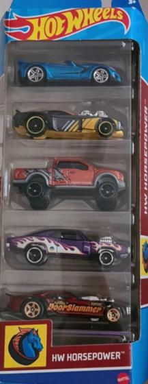 Imagem de Hot Wheels Pacote Com 05 Hw Horsepower Hfv94