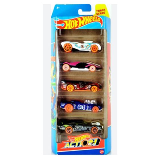 Imagem de Hot wheels pacote presente com 5 carros - sortidos