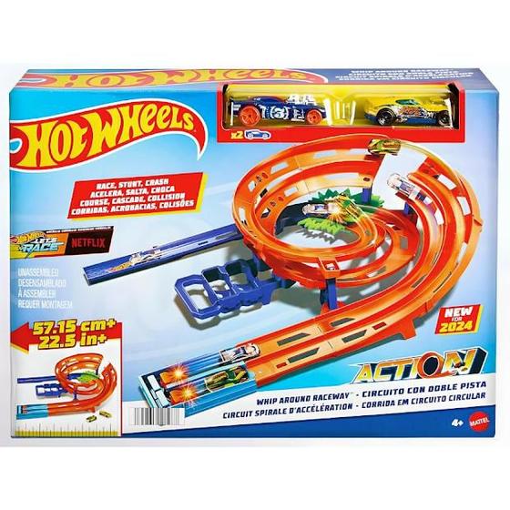 Imagem de Hot Wheels Pista Action Circuito Giro Veloz HTK17 Mattel