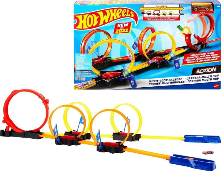 Imagem de Hot Wheels Pista de Brinquedo Corrida Multi Loop - Mattel