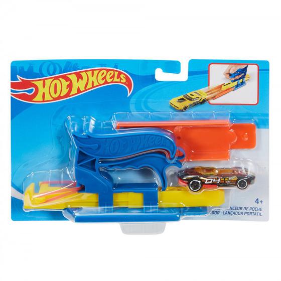 Imagem de Hot Wheels Pista Lançador De Veículos Azul - Mattel