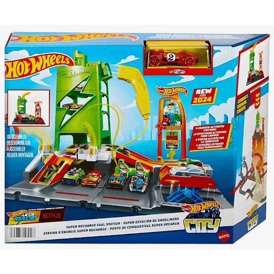 Imagem de Hot Wheels Pista Let's Race - Posto de Combustivel Super Recarga