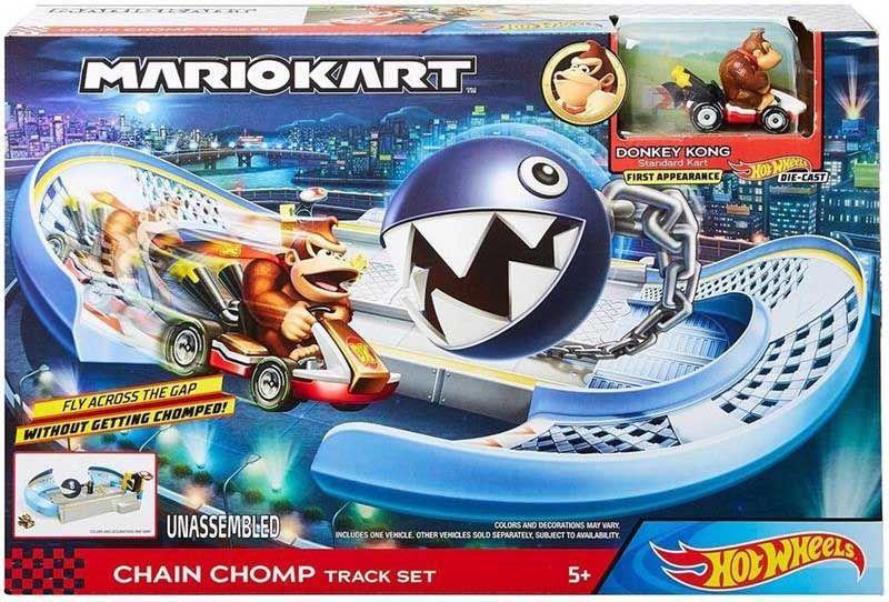 Imagem de Hot Wheels Pista Mario Kart Mordida de Chain Chomp Mattel