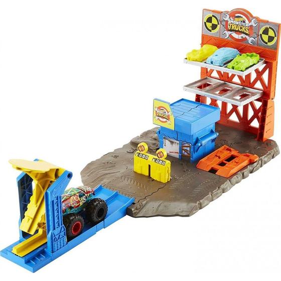 Imagem de Hot Wheels - Pista Monster Truck - Estação de Explosão - Mattel