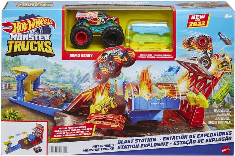 Imagem de Hot Wheels Pista Monster Truck Estação De Explosão - Mattel