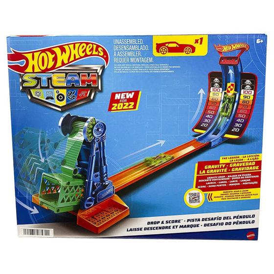 Imagem de Hot Wheels Pista Steam Desafio Do Pêndulo - Mattel Hdy47