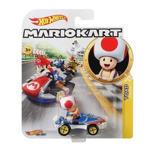 Imagem de Hot Wheels Premium Linha Mario Kart Cogumelo Toad Sheeker