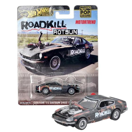 Imagem de Hot Wheels Premium RoadKill Rotsun Datsun 240z Custom 71