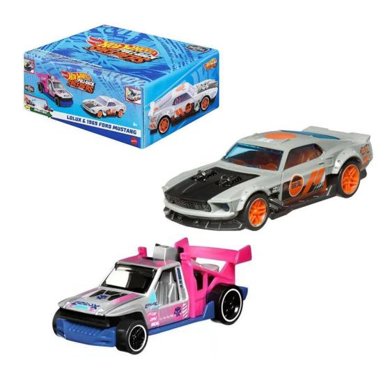 Imagem de Hot Wheels Pull-Back Speeders Lolux E For Mustang 1969