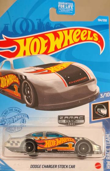 Imagem de Hot Wheels Race Team - Dodge Charger Stock Car (ZAMAC)