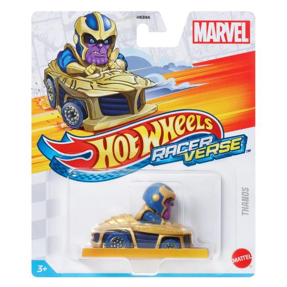 Imagem de Hot Wheels Racer Verse Singles Marvel Thanos HRT48 - Mattel (41678)