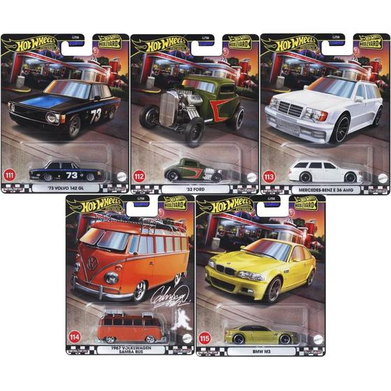 Hot Wheels - Set 5 Miniaturas - Boulevard Lote Z - GJT68