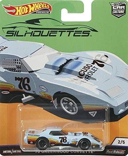 Imagem de Hot Wheels Silhouettes - '76 Greenwood Corvette