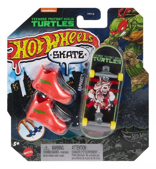 Imagem de Hot Wheels Skate de Dedo c/ Tênis - Temático Entretenimento - Mattel