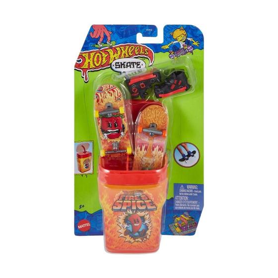 Imagem de Hot Wheels Skate Pacote Chiclete Sabor Picante - Mattel