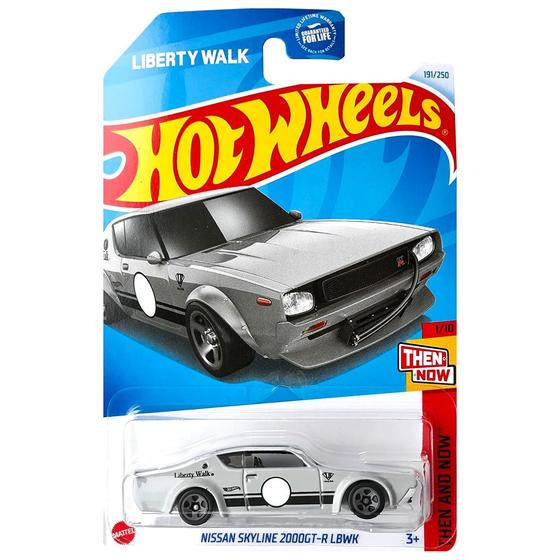 Imagem de Hot wheels the and now nissan skyline 2000gt-r lbwk htc65