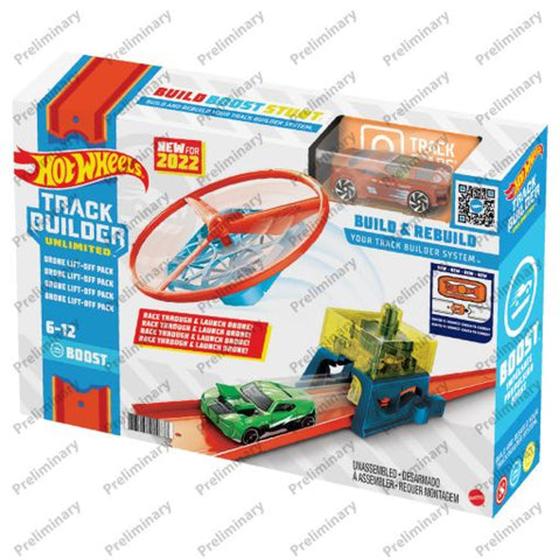 Imagem de Hot wheels  track builder conjunto drone lift off