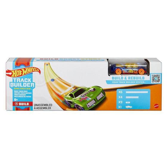 Imagem de Hot Wheels Track Builder Pacote Básico De Pista Gvg13 Mattel