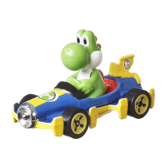 Imagem de Hot Wheels - Yoshi Mach 8 - Mario Kart - GLP39