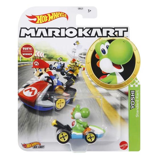 Imagem de Hot Wheels Yoshi Standard Kart - Mario Kart