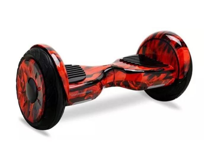 Imagem de Hoverboard 10 Polegadas Original Vermelho Fogo Skate Elétrico