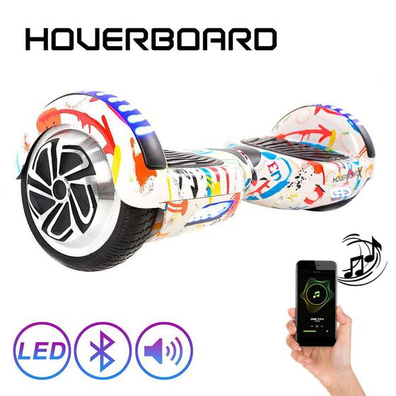 Imagem de Hoverboard 6,5 Grafite Hoverboard Scooter Elétrico com Som