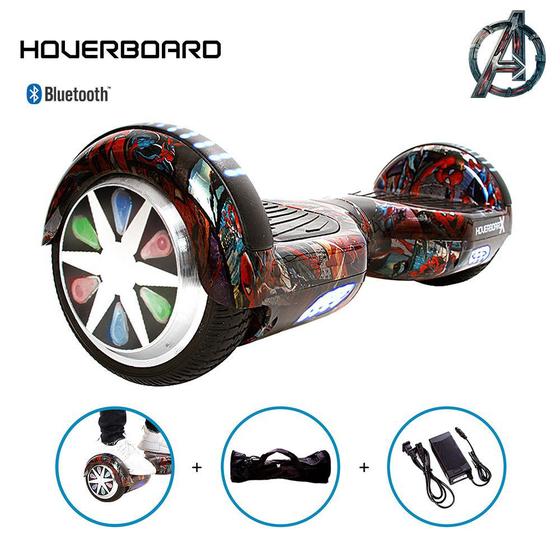 Imagem de Hoverboard 6,5" HQ Homem Aranha Hoverboard Scooter Elétrico