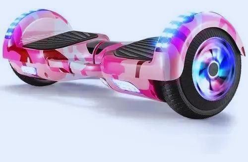 Imagem de Hoverboard 6,5 Polegadas - Rosa Camuflado-Smart Balance - Bluetooth - LEDs