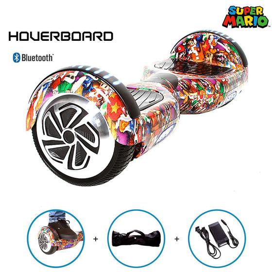 Imagem de Hoverboard 6,5" Super Mario Hoverboard Bluetooth