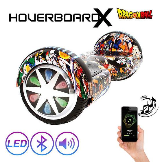 Imagem de Hoverboard Bluetooth 6,5 Dragon Ball Z HoverboardX com Led