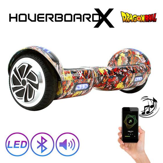 Menor preço em Hoverboard Bluetooth 6,5 Dragon Ball Z VR HoverboardX com Led