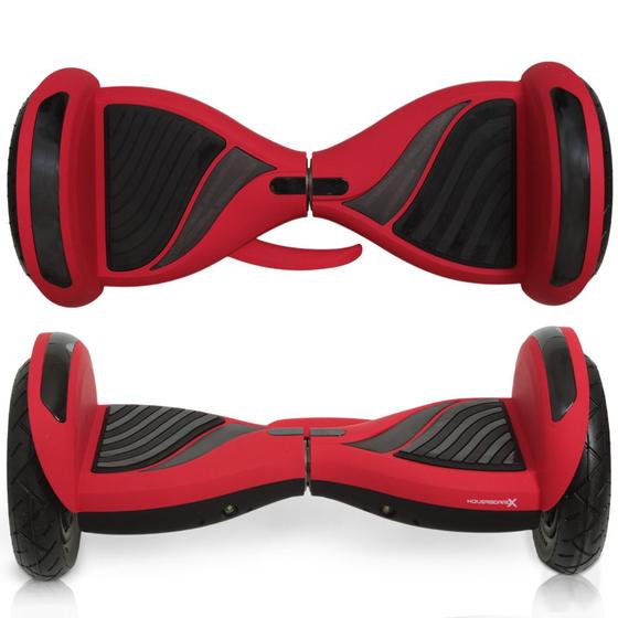 Imagem de Hoverboard Infantil 10 " Overboard Com Alça Cor Vermelho