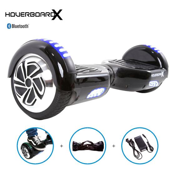 Imagem de Hoverboard Infantil Skate Elétrico 6,5 Polegadas Led Preto