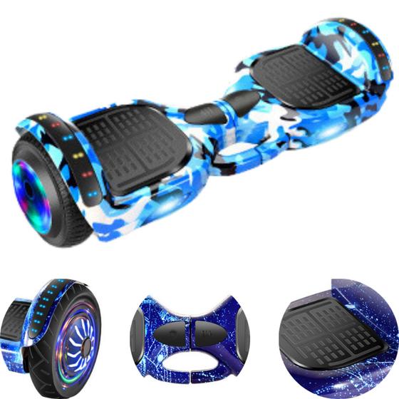 Imagem de Hoverboard Original Skate Elétrico Com Led Bluetooth Varias Cores