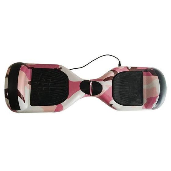 Imagem de Hoverboard Overboard Skate Elétrico Led Rosa Camuflado Nº43