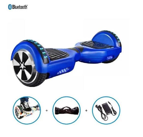 Hoverboard Scooter Skate Eletrico 6.5'' Com Bt, Led, Mochila Menor preço em Hoverboard Scooter Skate Eletrico 6.5'' Com Bt, Led, Mochila