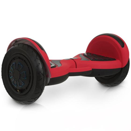 Imagem de Hoverboard Skate Elétrico 10 " Led Bluetooth Bivolt Vermelho