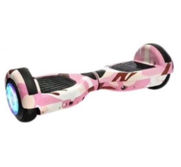 Imagem de Hoverboard Skate Elétrico 6.5 com LED e Bluetooth C/Alça