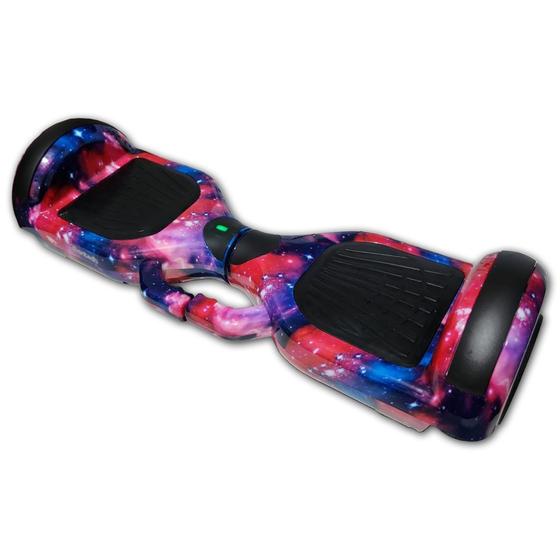 Imagem de Hoverboard Skate Elétrico 6.5 Led Bluetooth Original Cores Galáxia Vermelho Cód. 2131